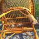 Fauteuils en osier ou rotin