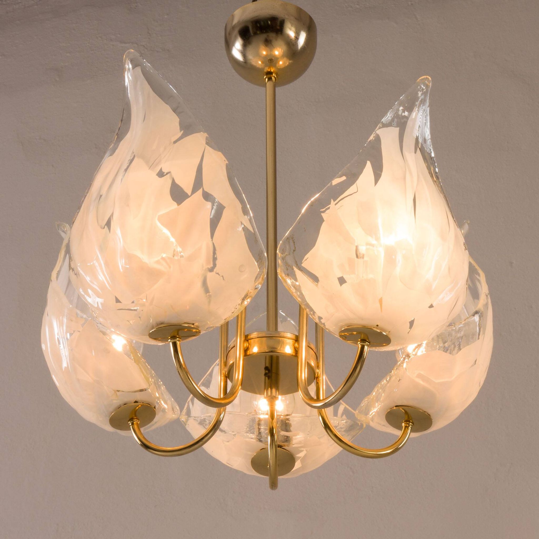 Murano glass chandelier by La Murina, Italy 1970s