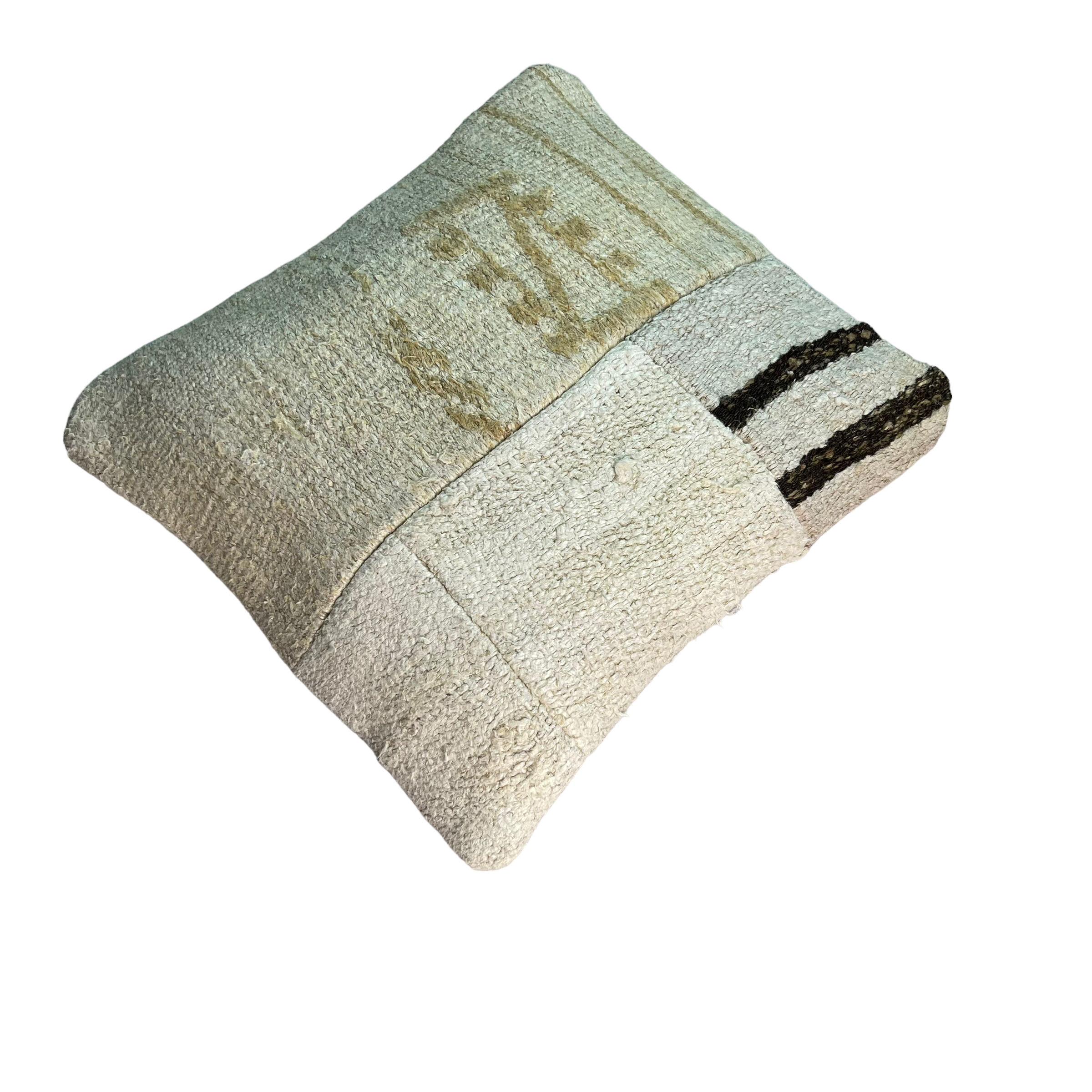 Housse de coussin kilim turc vintage 40 x 40 cm