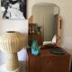 Venetian mirror art deco pink 77x101cm