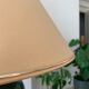 Porcelain lamp with gilded border lampshade