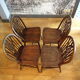 4 Scandinavian Windsor chairs