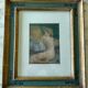 Young blonde girl, pastel on paper by Georges Marchou.