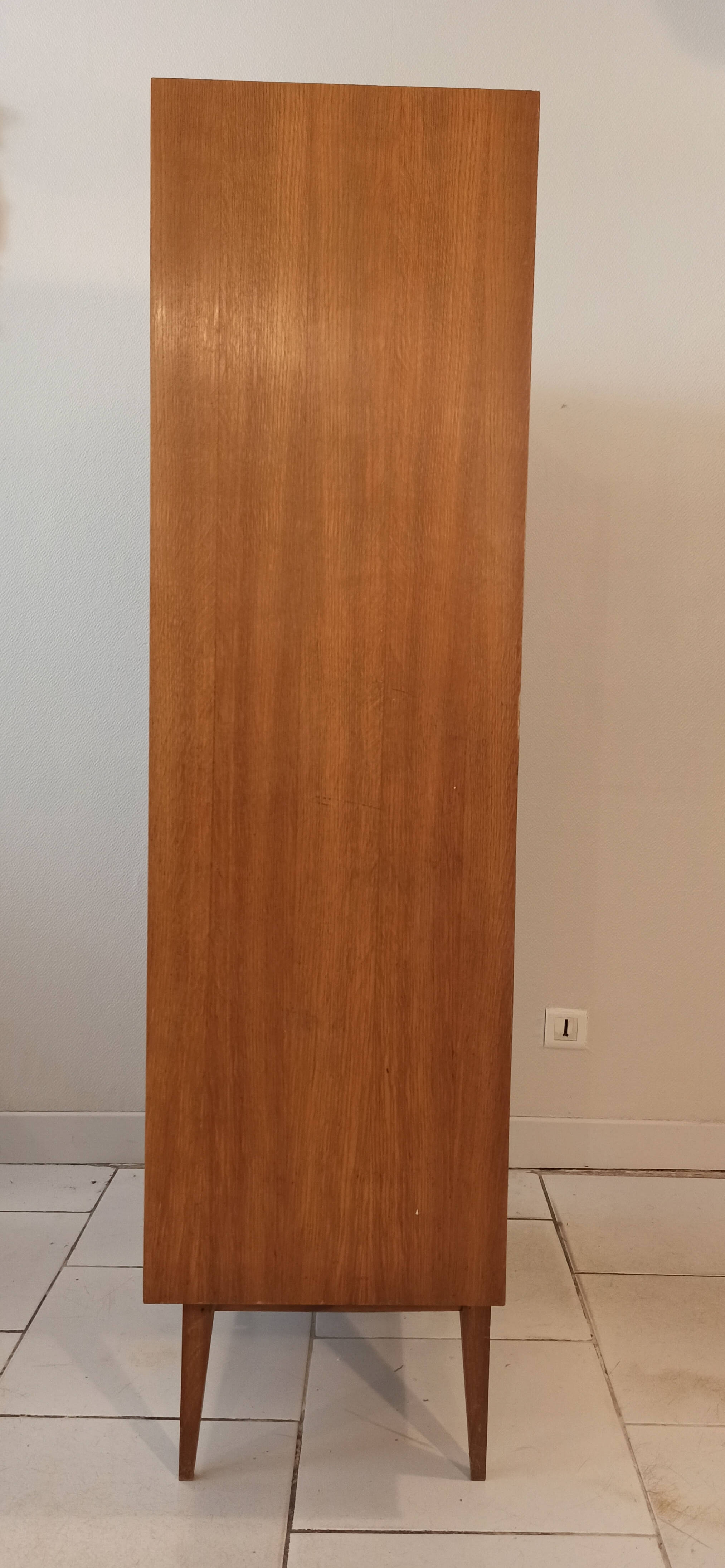 Vintage showcase furniture 1960s teak Scandinavian style