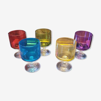 Verres à pied 70's