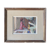 The Piano Player - Impressionist Oil Sketch