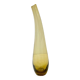 Scandinavian smoked yellow blown glass vase by Lotta Pettersson