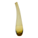 Scandinavian smoked yellow blown glass vase by Lotta Pettersson