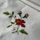 7 antique and embroidered napkins