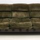 Luciano Frigerio Mid-Century Modern Italian Wood and Suede Sofa "Ussaro",70