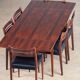 Table extensible scandinave en palissandre