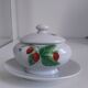 MUSTARD POT PORCELAIN FROM PARIS decor Wild Fruits