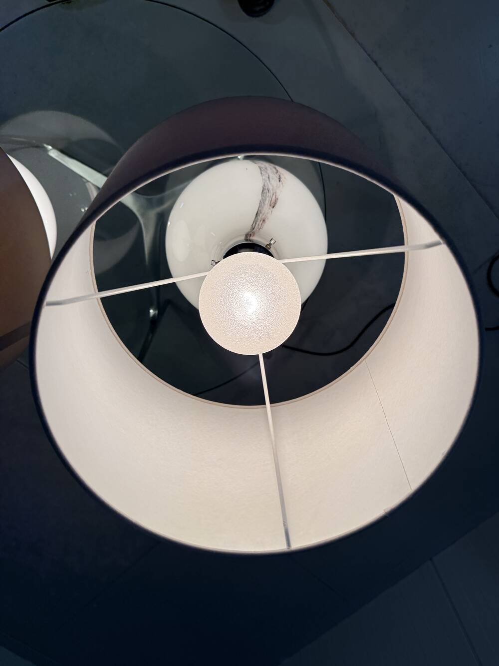 Peill & Putzler large glass table lamps 1970’s