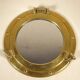 Mirror porthole in brass 25 cm