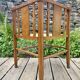 Art Deco corner chair with caning