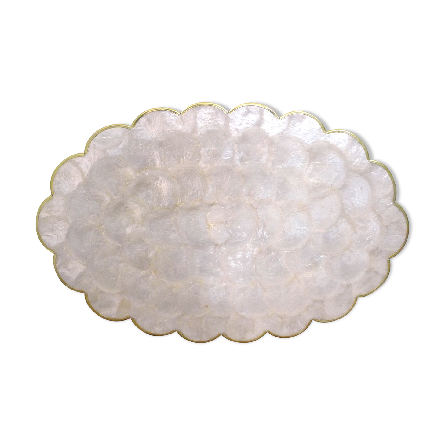 Cloud-shaped mother of Pearl wall decoration