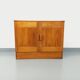 Charlotte Perriand style Les Arcs vintage pine storage unit from the 60s and 70s