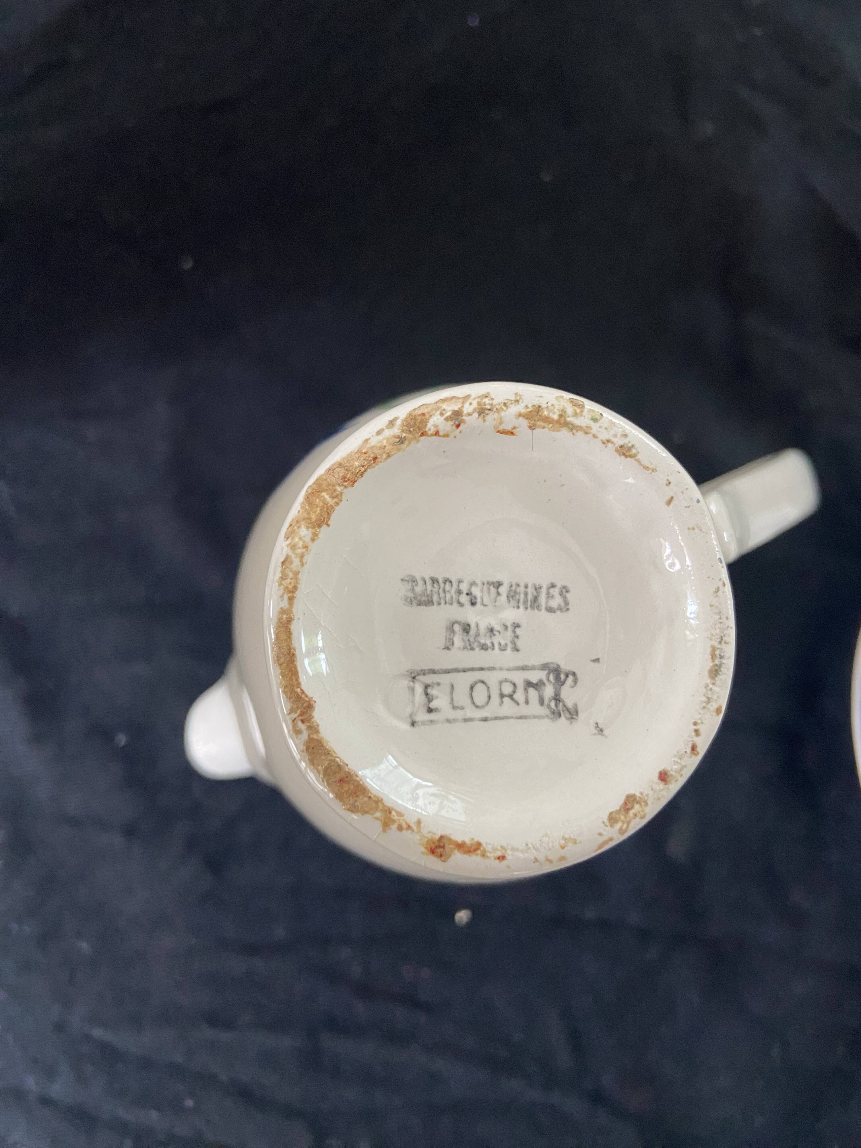 Coffee service Digoin Sarreguemines "Elorn"