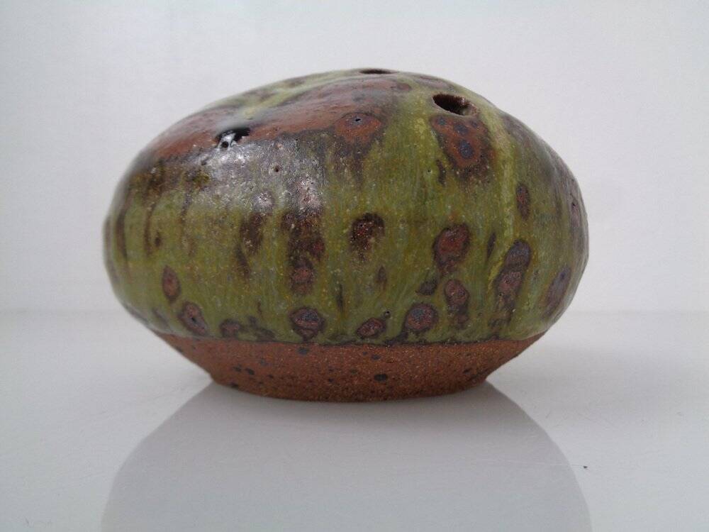 Danish Studio Ceramic Vase, 1960s