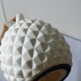 Pineapple lamp in white biscuit