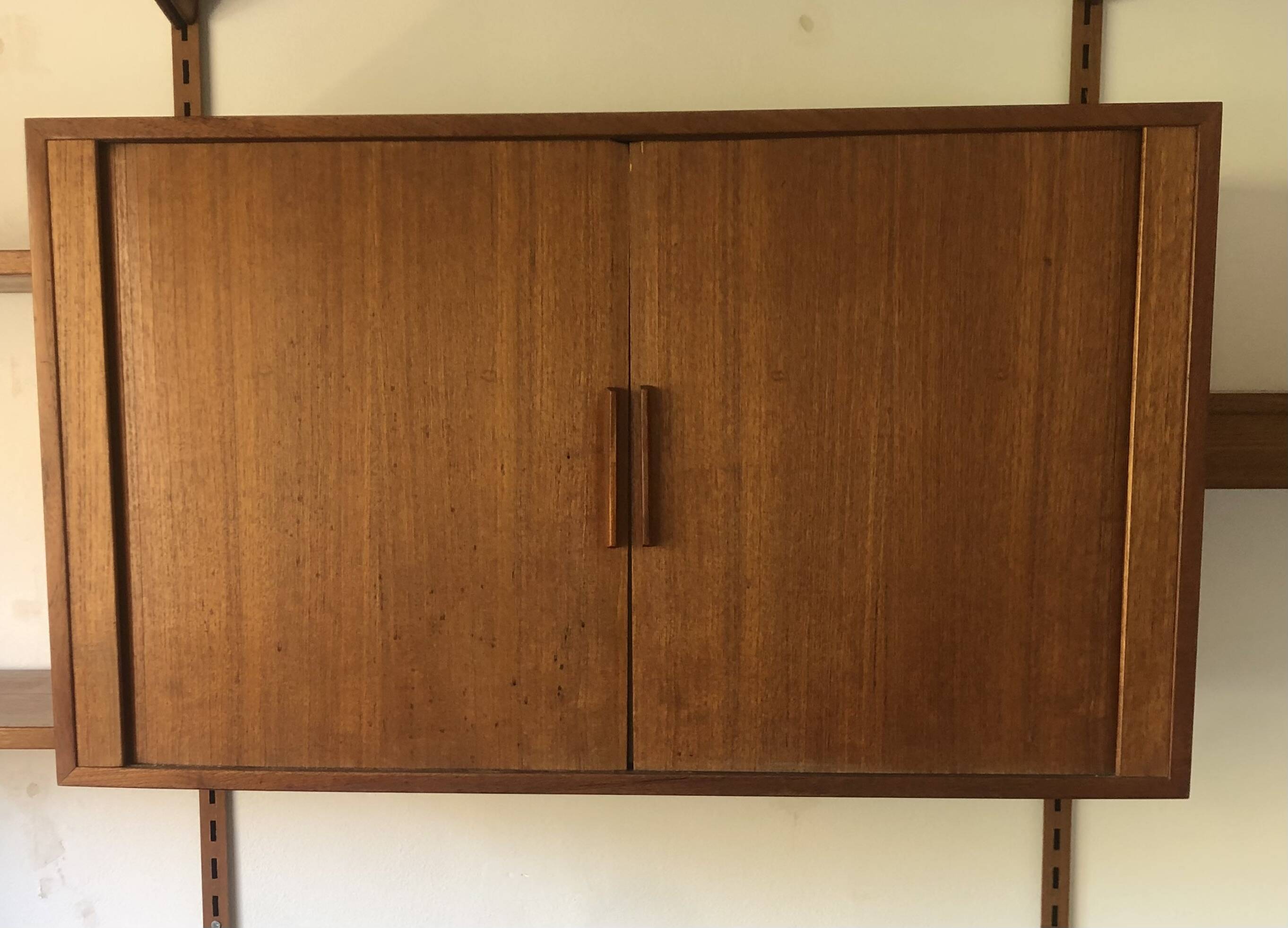 Kai Kristiansen teakhouten wandmeubel