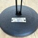 Vintage black enamel table photo lamp, 1950s