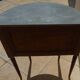 Antique half moon console-chest made by fils d'alfred wimphen in marquetry 2 drawers