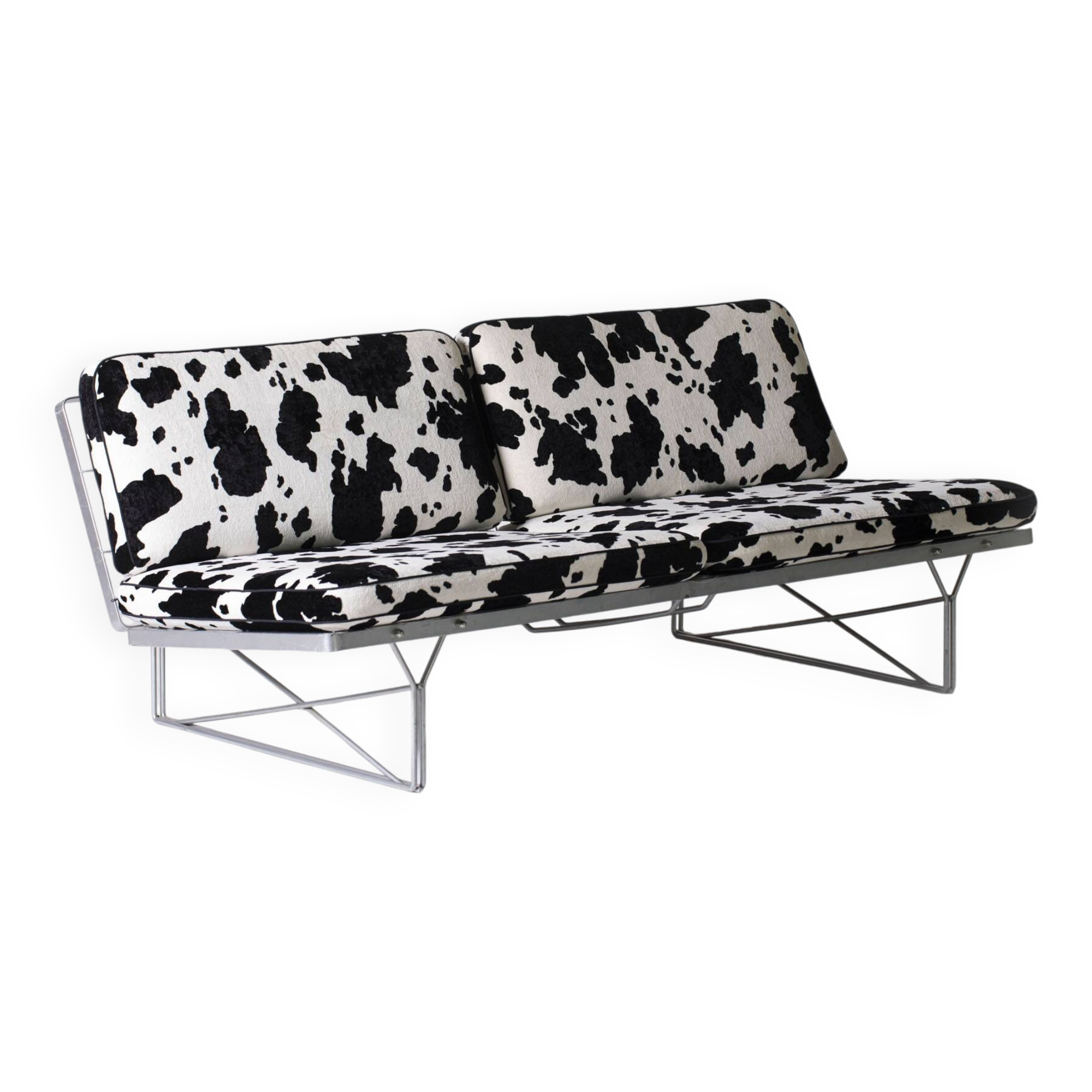 Canapé Moment de Niels Gammelgaard pour Ikea, années 1980 avec revêtement à motifs animaliers
