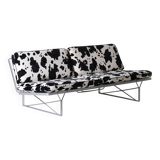Moment sofa by Niels Gammelgaard for Ikea, 1980s with animal print upholstery