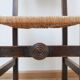 Set of six french mid-century dining chairs