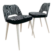 Duo of restored chairs