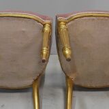 Paire de Chaises en Bois Doré Époque Napoléon III – 2ème partie du XIXe