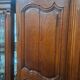 Solid oak wardrobe 19th century