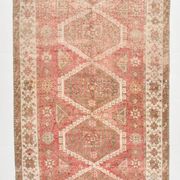4x8 Red & Beige Oriental Persian Rug 135x255Cm SK 22292