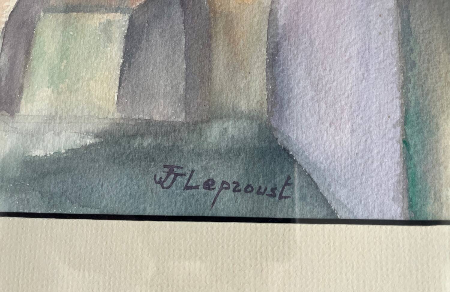 Painting: Watercolor - Portugal landscape