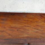 Marble and wood dressing table