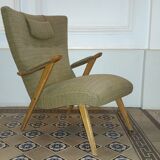 Zig Zag Chair taupe Scandinavian years 50/60