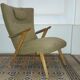 Zig Zag Chair taupe Scandinavian years 50/60
