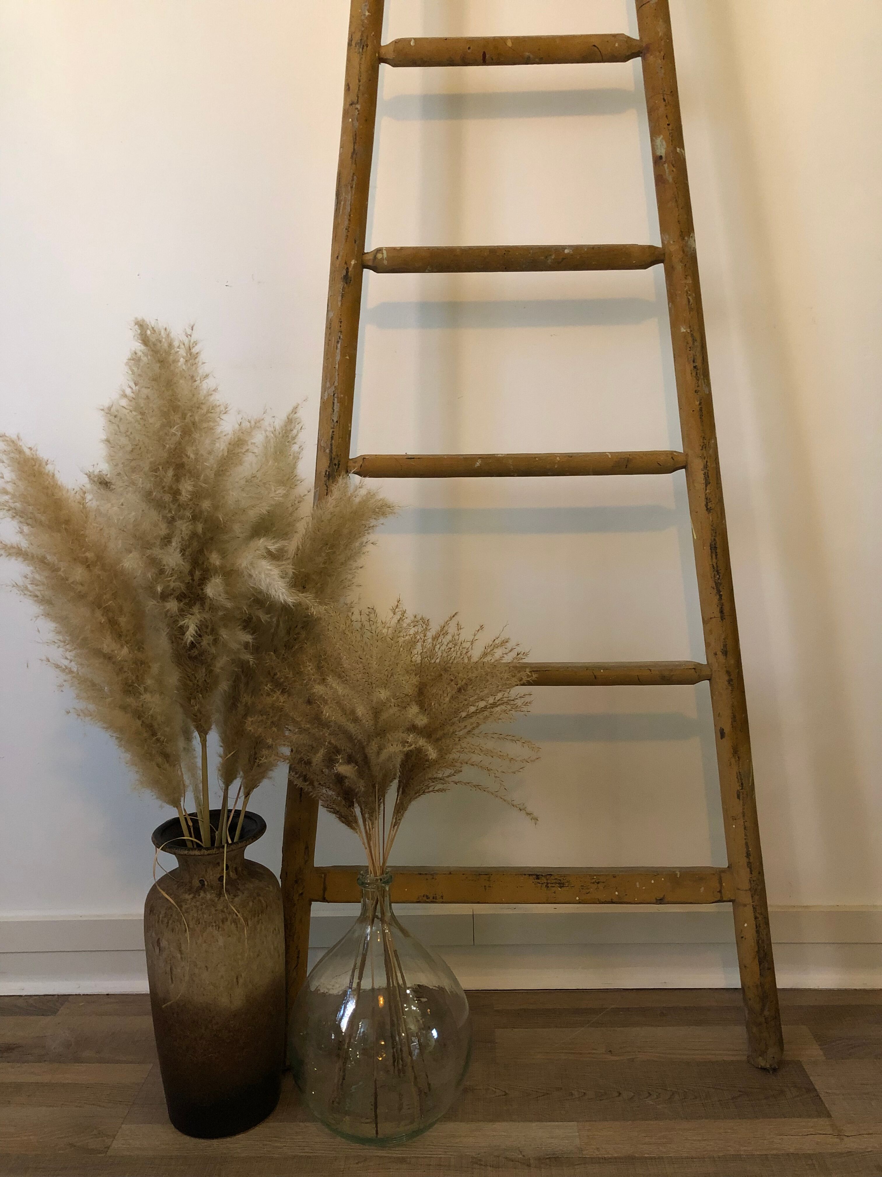 Solid wood ladder