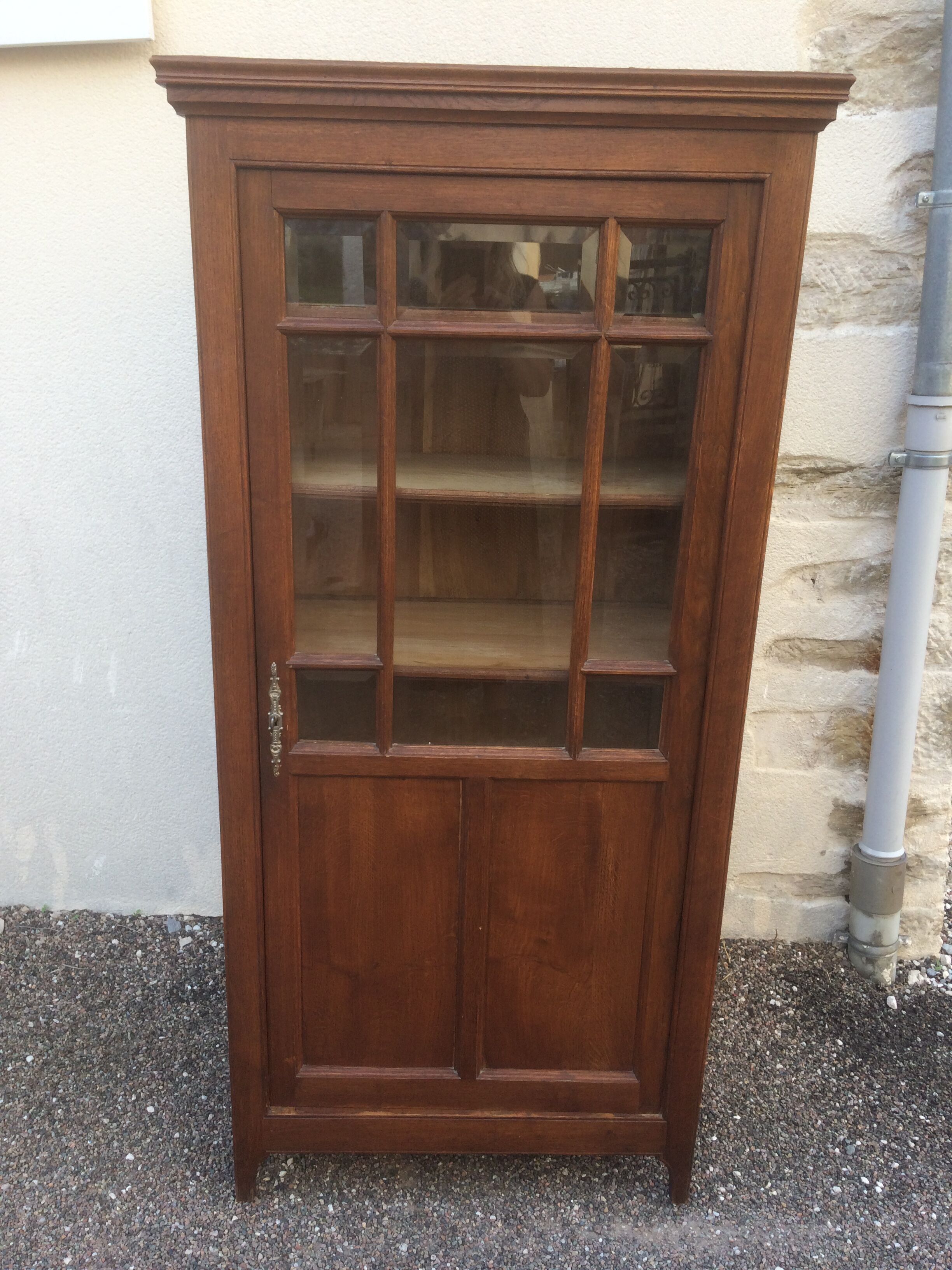 Library in solid oak