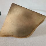 Wall lamp console in gilded wood