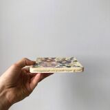 Handmade ceramic flower trivet