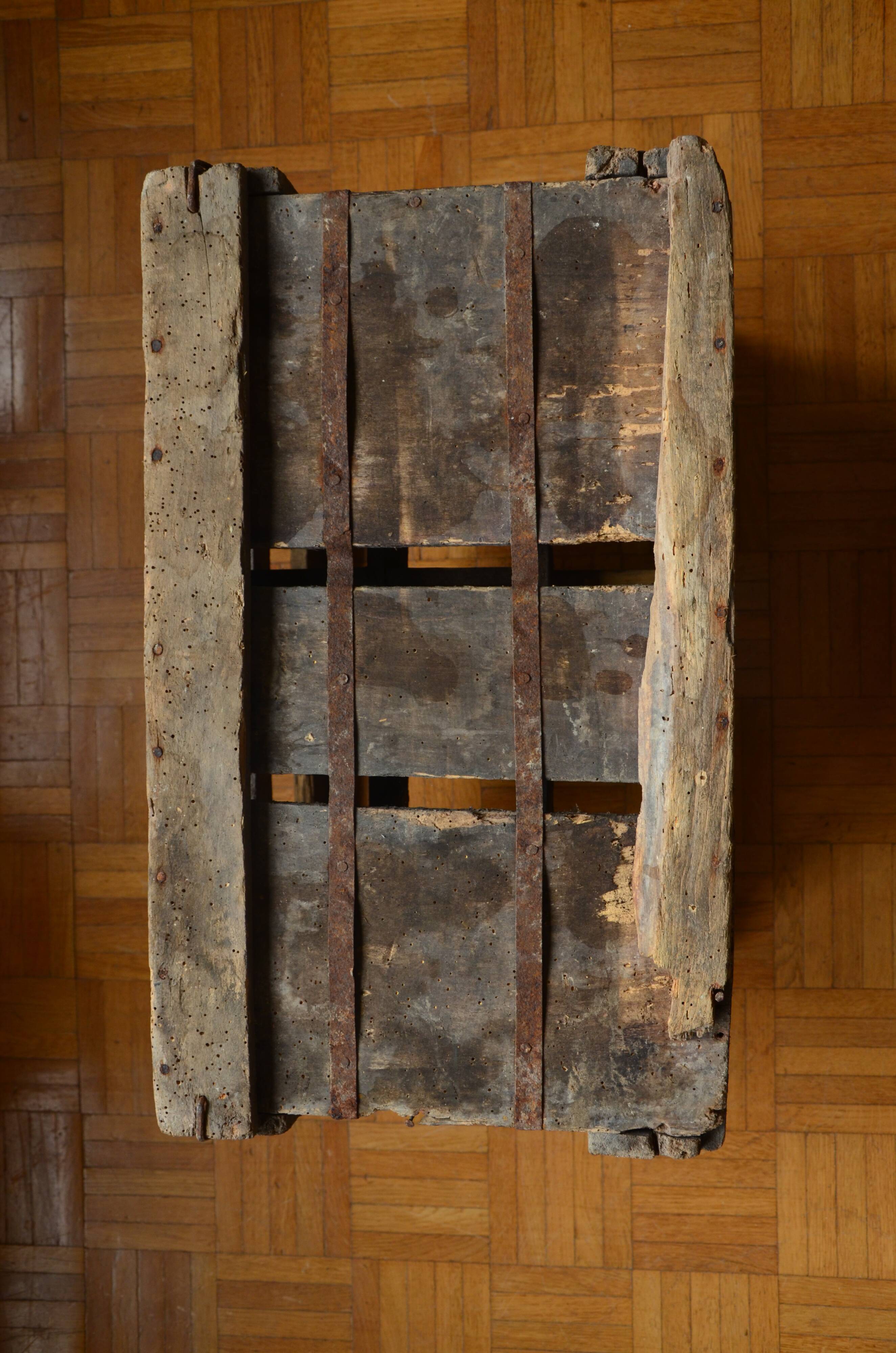 Former wooden crate 20th century brewery