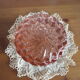Pot en verre rose