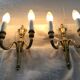 Pair of sconces Louis XVI Bronze