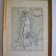 Martigues pond Old geographical map 18th century engraving 1764 by Bellin