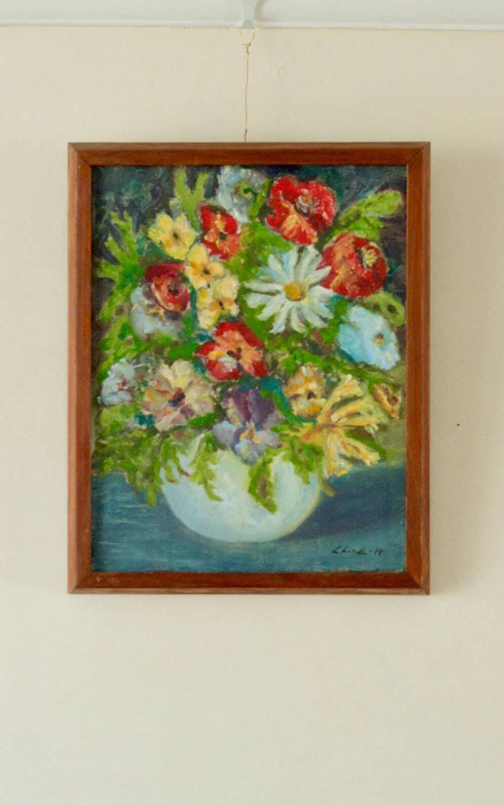 "Vibrant Bouquet 79" by Lilian Lindh - Vintage