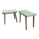 Set of 2 Scandinavian footrests