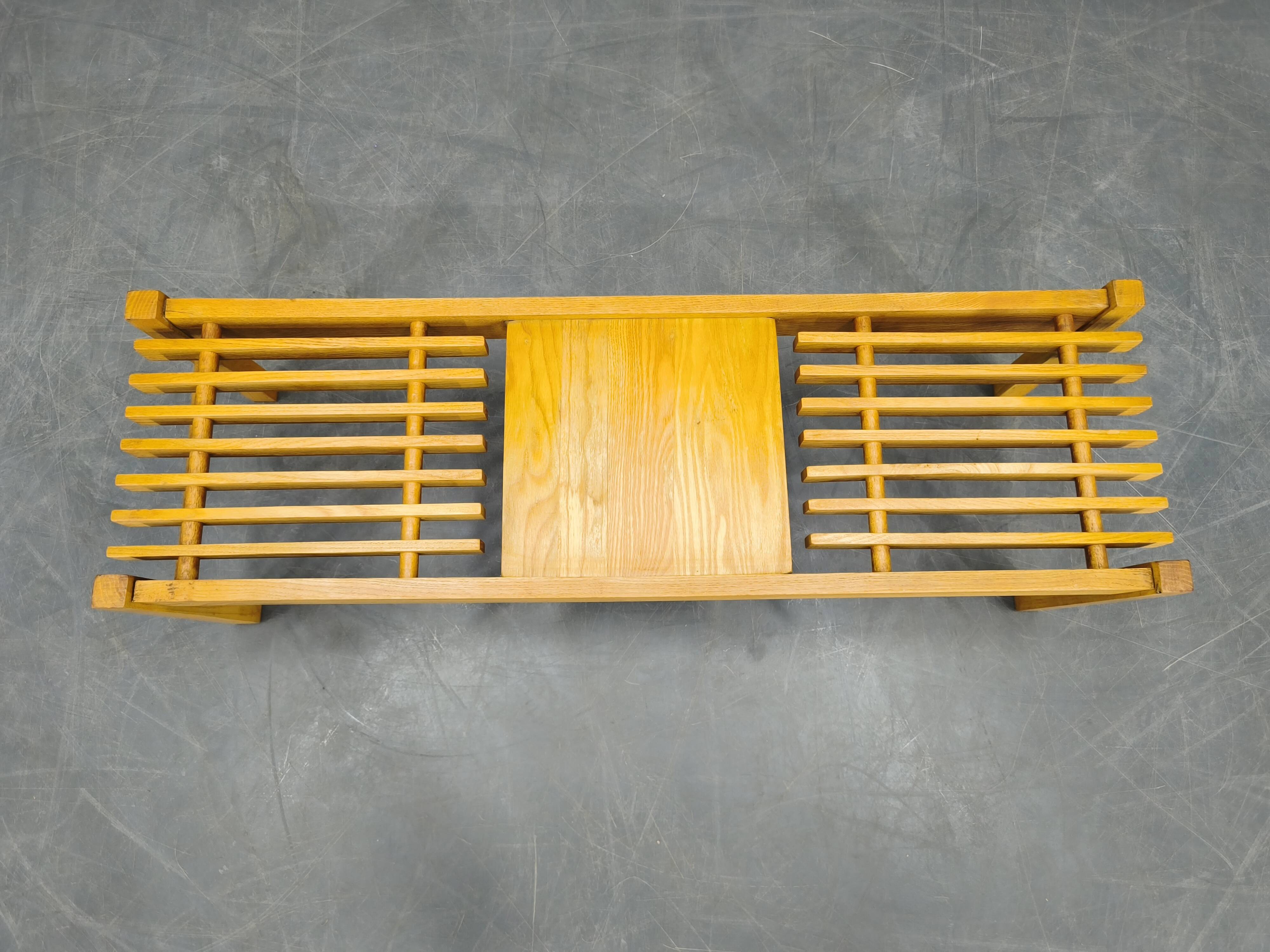 Set of Three Mid-Century Wooden Plant Stands, Czechoslovakia 1970s