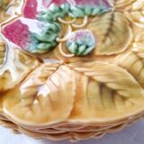 5 dessert plates in Sarreguemine slip